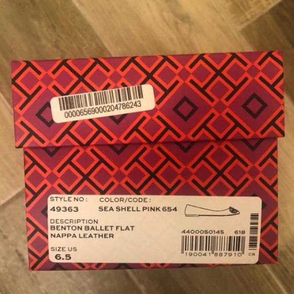 🎉HOST PICK🎉 Tory Burch Pink Benton Flats - Picture 5 of 5